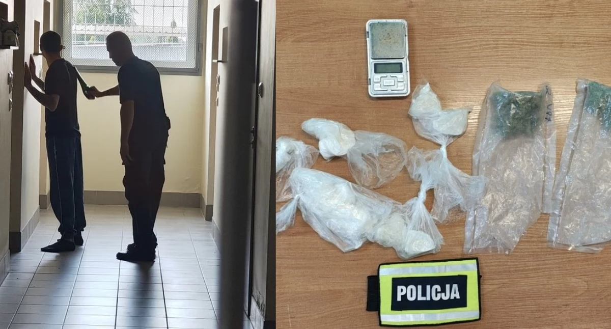 Dwaj mieszkańcy powiatu wieruszowskiego zatrzymani - obydwaj posiadali narkotyki 
