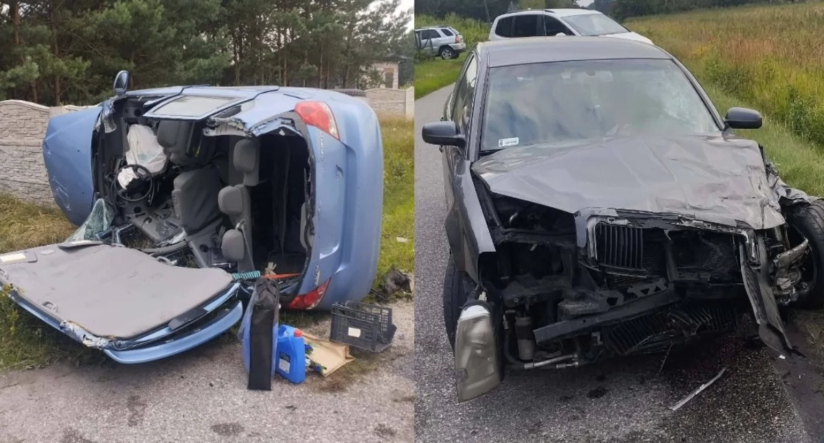 Zderzenie dwóch aut na skrzyżowaniu - wszystko przez brak znaku?