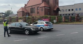 Wypadek w Wieruszowie. Rowerzysta w szpitalu 