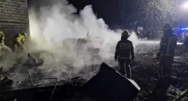 Pożar stodoły w Starej Brzeźnicy - przyczyną podpalenie?