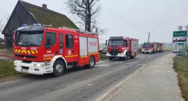 Pożar w domu jednorodzinnym w Przywozie - straty na 50 tys. zł