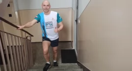 Marek Martyniak z Wielunia leci na Mistrzostwa Świata w  towerrunningu na Tajwanie