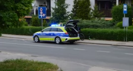 Stłuczka na skrzyżowaniu 