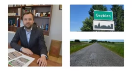 Po kanalizacji nowa droga przez Grębień 