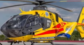 Wypadek w pracy. Interweniował helikopter medyczny 