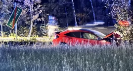 Wypadek w Nietuszynie: kierowca Hondy był pod wpływem alkoholu, trafił do szpitala