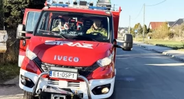 Pożar kurnika na posesji w Dąbrowie