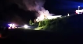 Śmiertelny wypadek w Masłowicach pod Wieluniem. Jedna osoba nie żyje, jedna jest ranna 
