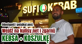 Sufi rozdaje kebaby i koszulki. Otwiera SUFI Kebab w Wieluniu