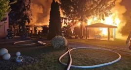 Pożar chlewni w Bolesławcu, ucierpiał też budynek mieszkalny - straty to pół miliona złotych!