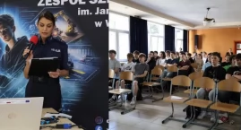 Prelekcja dla uczniów w Wieluniu - była mowa o handl&hellip;