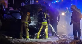 To mogło być podpalenie. Pożar samochodu Audi A4 na &hellip;