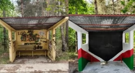 Społeczna inicjatywa w Osjakowie - zamiast pomazanego przystanku będzie obiekt z klubowym muralem 