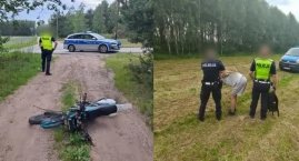 Uciekał crossem przed policjantami - w końcu pojazd &hellip;