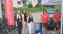 Rowerowy przegląd dla klientów banku Pekao w Działoszynie