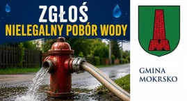Wójt gminy Mokrsko pyta kto ma wiedzę o bezprawnym poborze wody