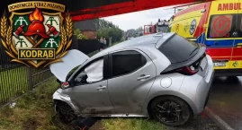 Z drogi do rowu - 59-latek trafił do szpitala