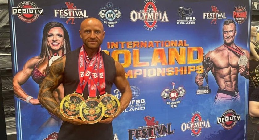 Kołobrzeski kulturysta z medalami w międzynarodowych zawodach
