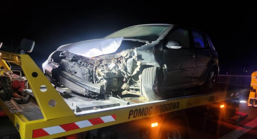 Wypadek na S6. Zderzyły się VW i BMW - zdjęcia