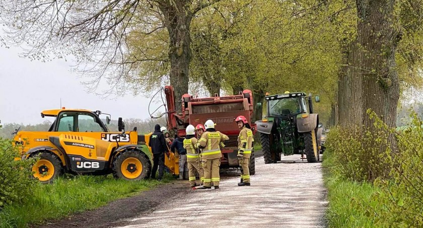 Utrudnienia na drodze pod Gościnem