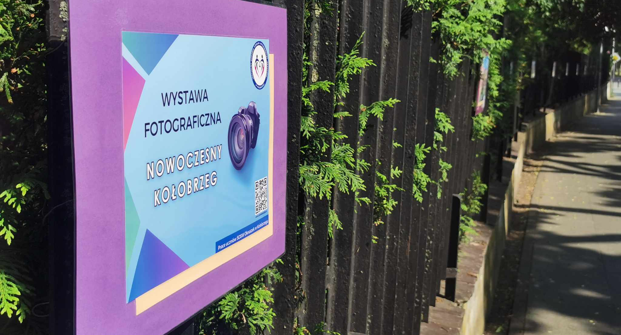 Wyjątkowa wystawa na płocie 