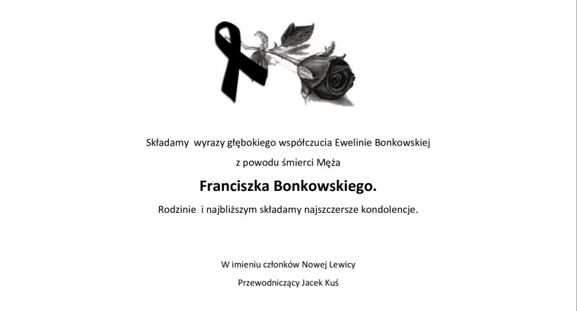 Najszczersze wyrazy współczucia