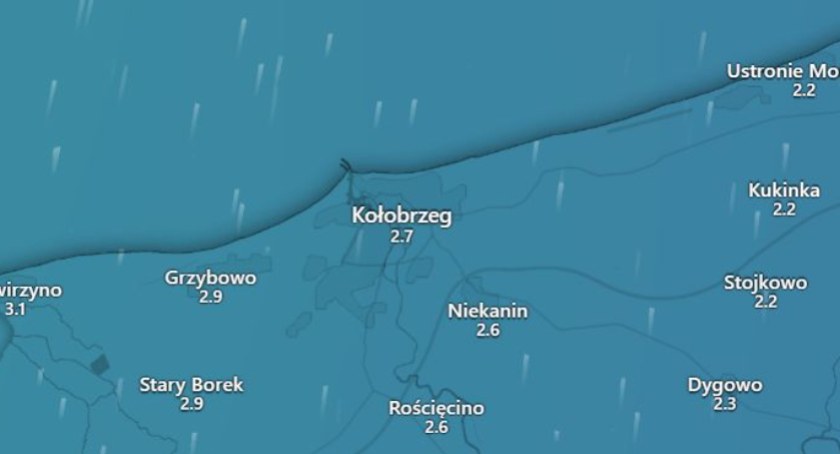 Pogoda w Kołobrzegu - pierwsze dni sierpnia