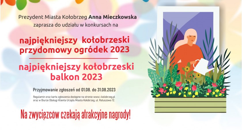 Masz piękny ogródek lub balkon? Weź udział w miejskim konkursie