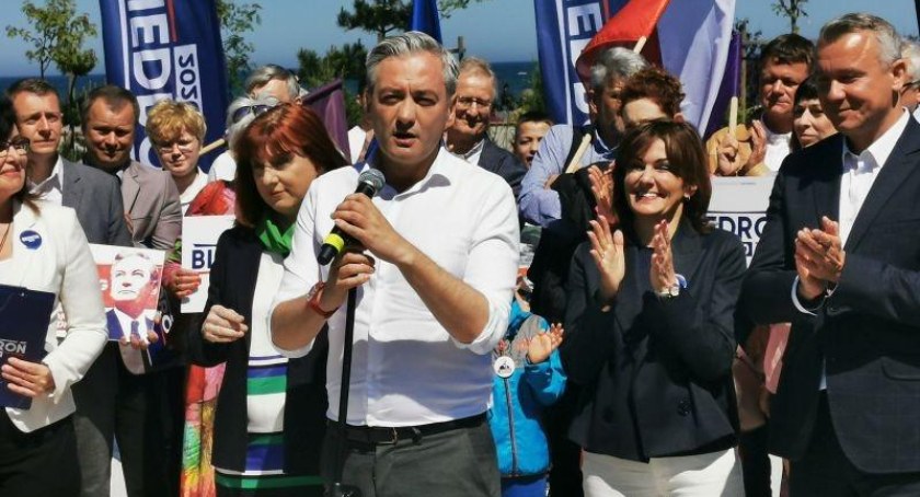 Robert Biedroń oraz Krzysztof Gawkowski w Kołobrzegu