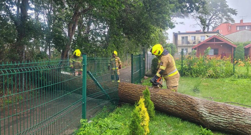 Niż śródziemnomorski w naszym powiecie. Są pierwsze interwencje strażaków 