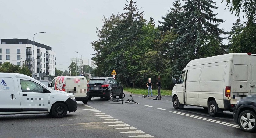 Potrąciła rowerzystkę. Została ukarana mandatem