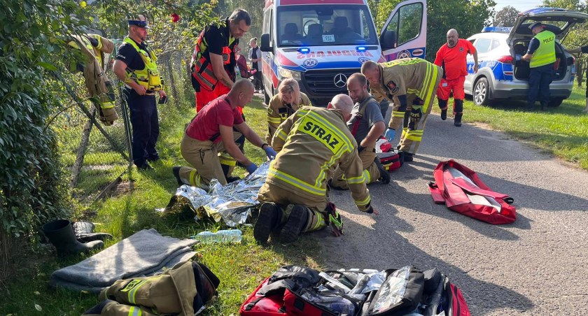 Piesza potrącona przez samochód. Ma poważne obrażenia