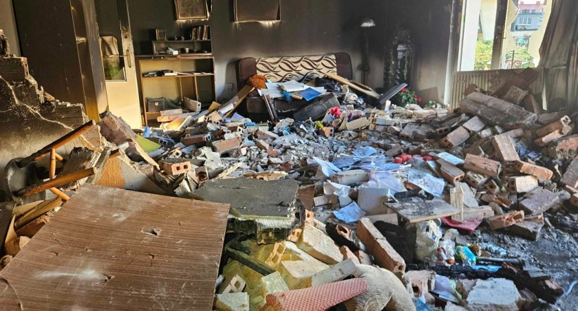 Wybuch i pożar w budynku przy ul. Dworcowej. Jest decyzja nadzoru budowalnego