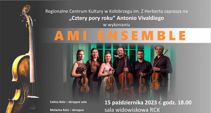 „Cztery pory roku” Vivaldiego. Koncert Ami Ensamble