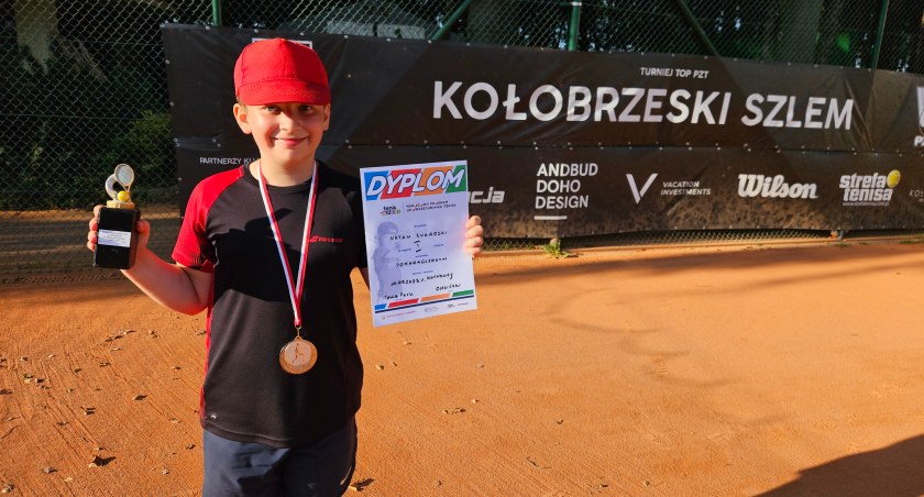 Kołobrzeski tenisista z dwoma medalami