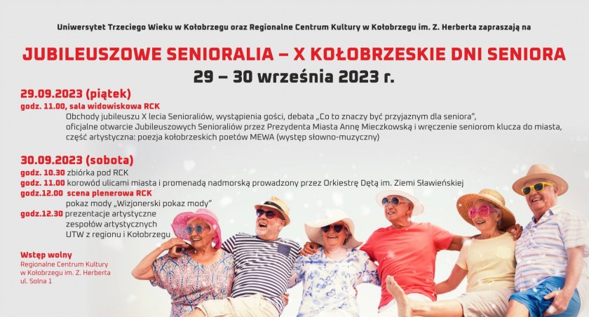 Kołobrzeskie Dni Seniora  w najbliższy