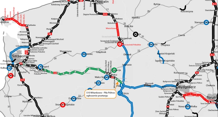 Ponad 113 km nowej drogi ekspresowej. Ogłoszono 8 przetargów na budowę