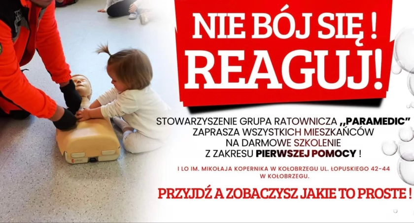 Darmowy kurs pierwszej pomocy dla wszystkich chętnych