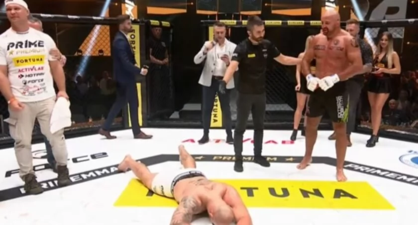 Kołobrzeżanin zadebiutował na gali Prime MMA