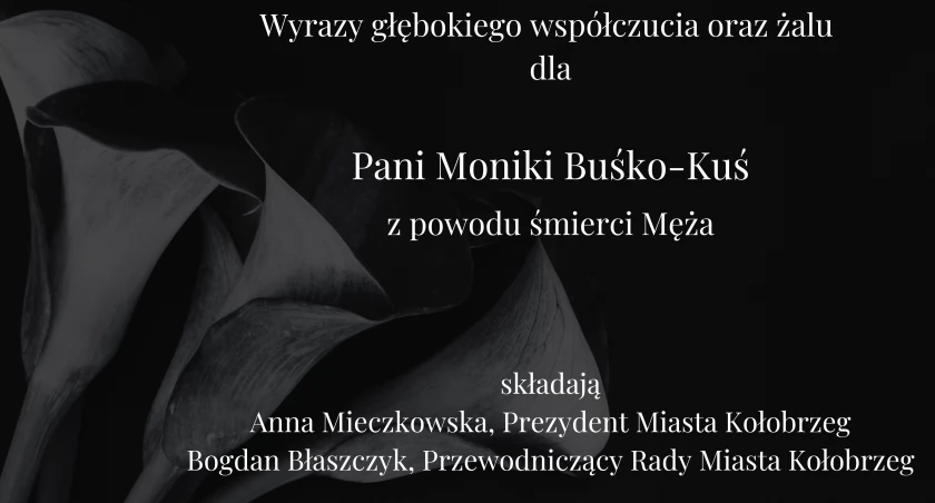 Wyrazy głębokiego współczucia oraz żalu