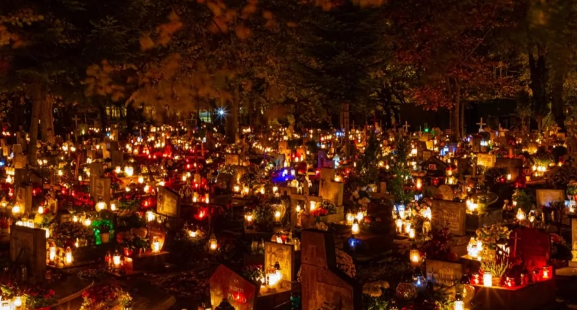 Tysiące świateł. Tak wygląda cmentarz nocą | zdjęcia