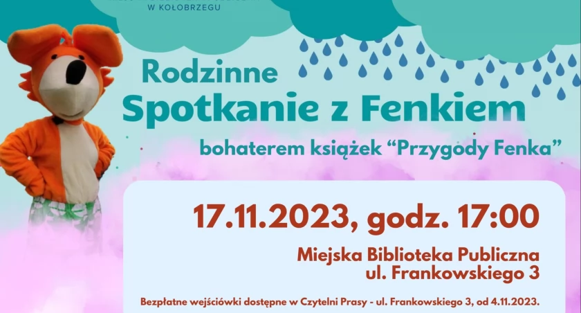 Rodzinne spotkanie z Fenkiem w bibliotece