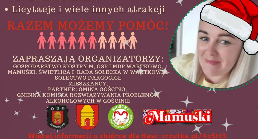 Piknik Mikołajkowy dla Kasi. Atrakcje i charytatywne licytacje w Wartkowie