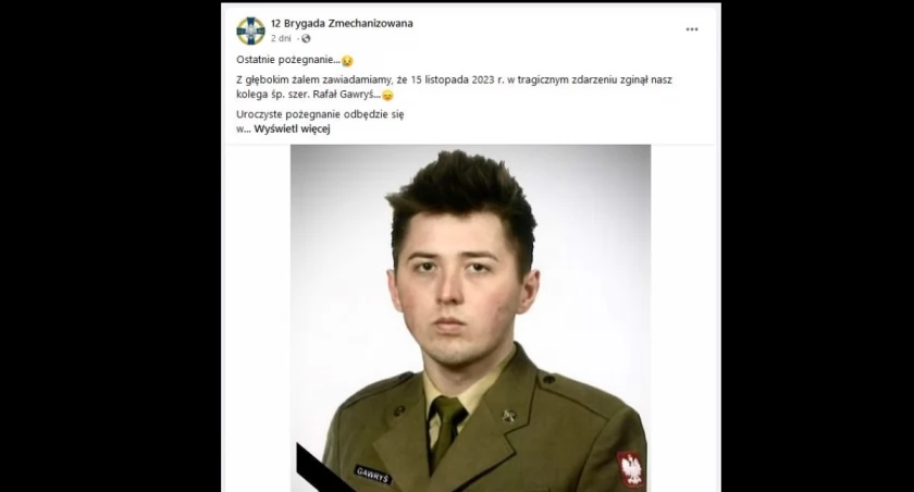 Pogrzeb tragicznie zmarłego żołnierza. Rafała pożegnają nie tylko bliscy i przyjaciele...