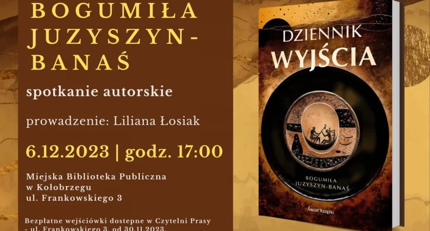 Spotkanie z autorką książki „Dziennik wyjścia”