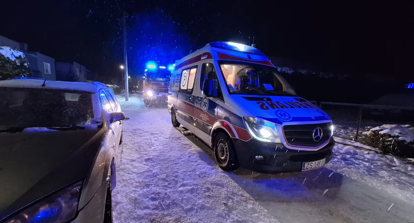 Chwile grozy w Gościnie. Uratował ich czujnik czadu i szybka interwencja służb ratunkowych