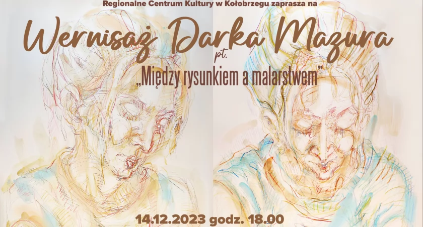 Między rysunkiem a malarstwem. Wystawa Darka Mazura