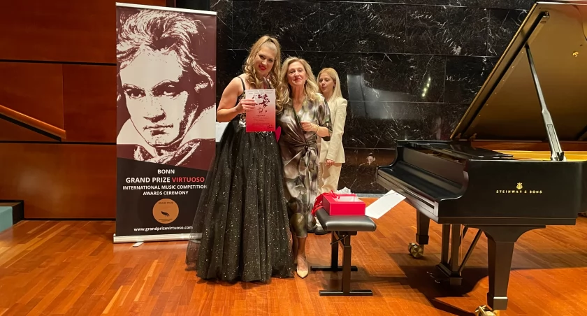1 miejsce, złoty medal i debiut w Beethoven Haus. Kołobrzeżanka bryluje w Bonn