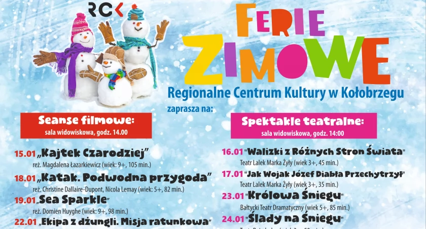 Ferie Zimowe z Regionalnym Centrum Kultury