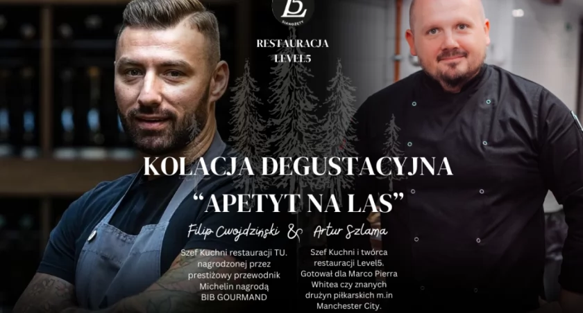 Spektakl Kulinarny w Sianożętach! Kolacja Degustacyjna „Apetyt na las